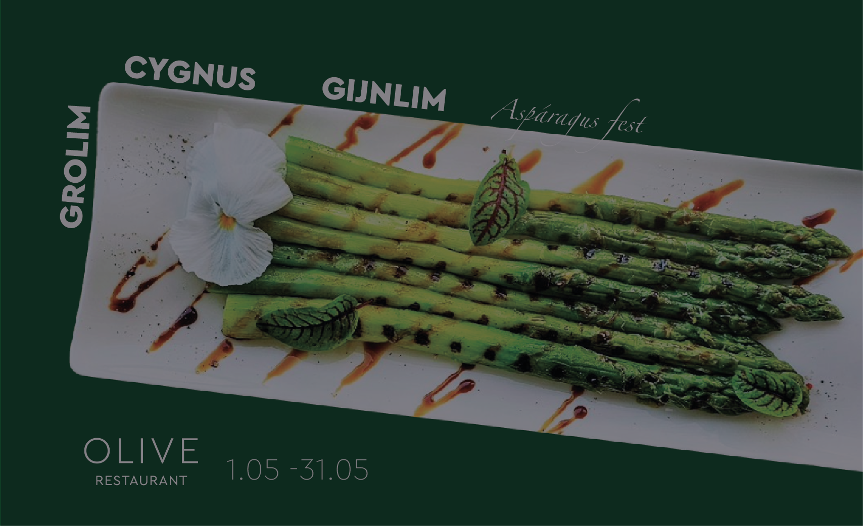 ASPARAGUS FEST В OLIVE REST!